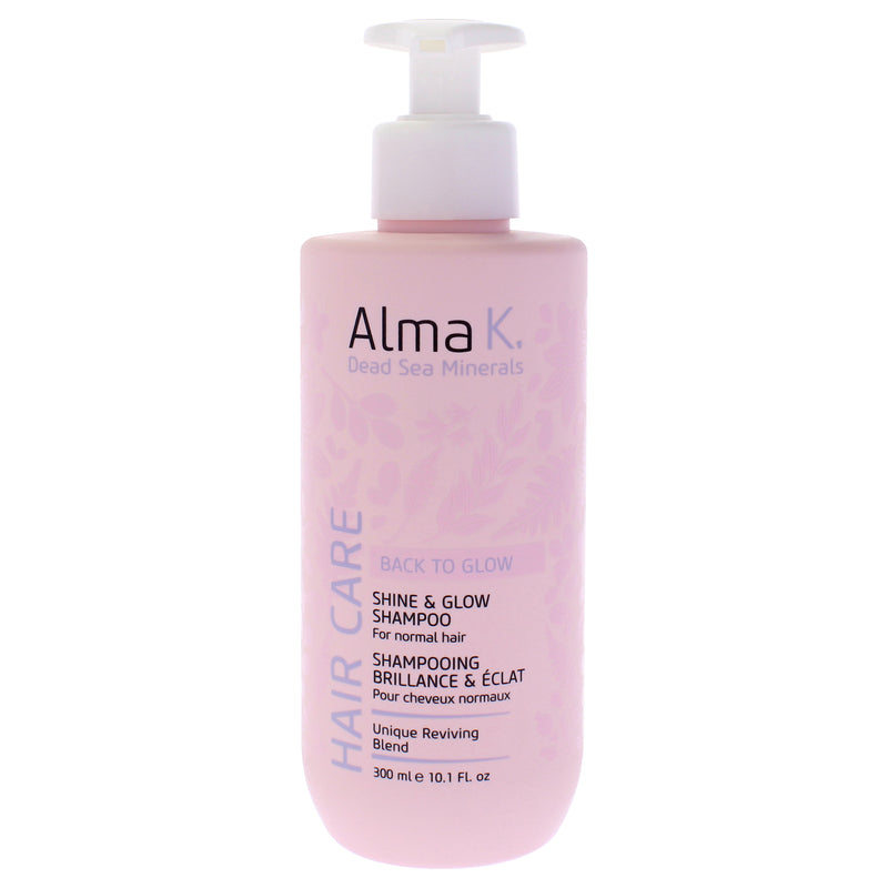 Shine and Glow Shampoo by Alma K for Women - 10.1 oz Shampoo