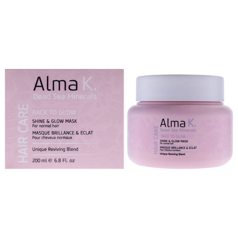 Shine and Glow Mask by Alma K for Women - 6.7 oz Masque