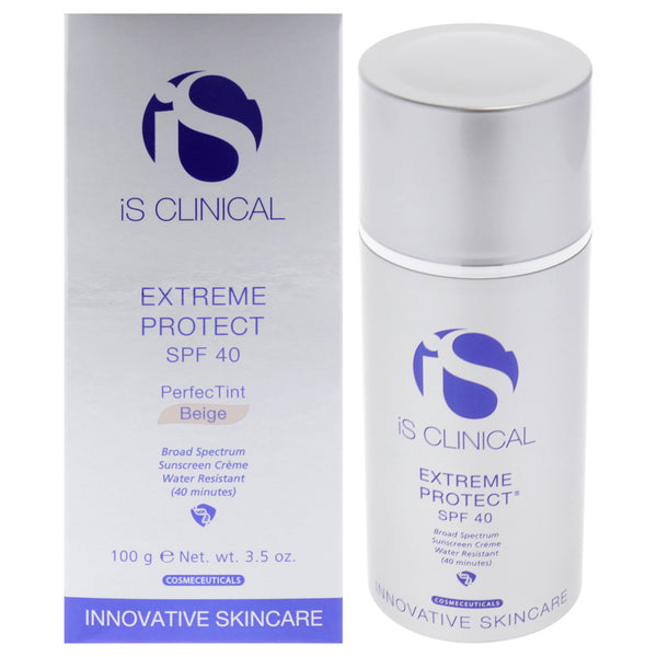 Extreme Protect SPF 40 - Perfect Tint Beige by iS Clinical for Unisex - 3.5 oz Sunscreen