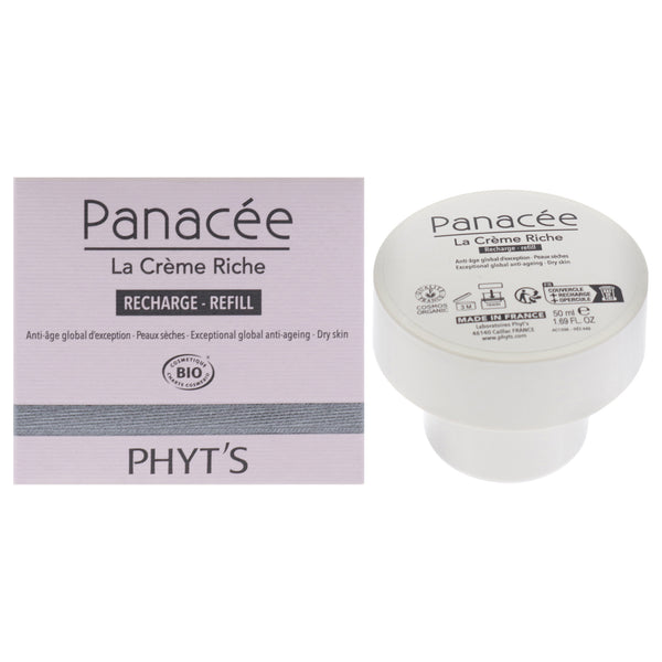 Panacea The Rich Cream Anti-Ageing - Dry Skin by Phyts for Women - 1.69 oz Cream (Refill)