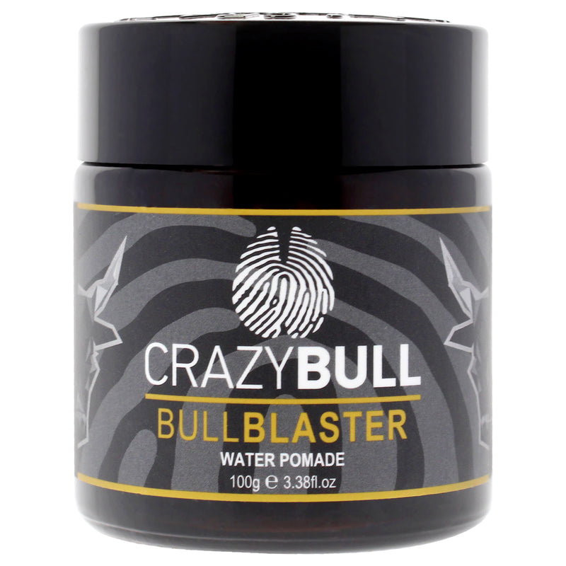 Bull Blaster Water Pomade by Crazy Bull Hair for Men - 3.38 oz Pomade