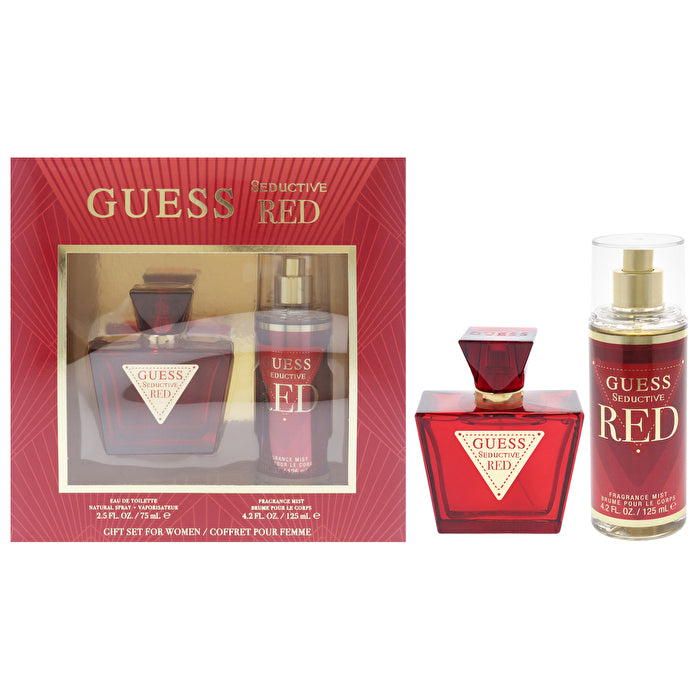 Guess Guess Seductive Red For Women - 2 Pc Gift Set Eau De Toilette Spray 125ml/4.2oz Fragrance Mist 75ml/2.5oz