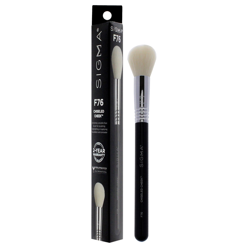 Chiseled Cheek Brush - F76 by SIGMA for Women - 1 Pc Brush