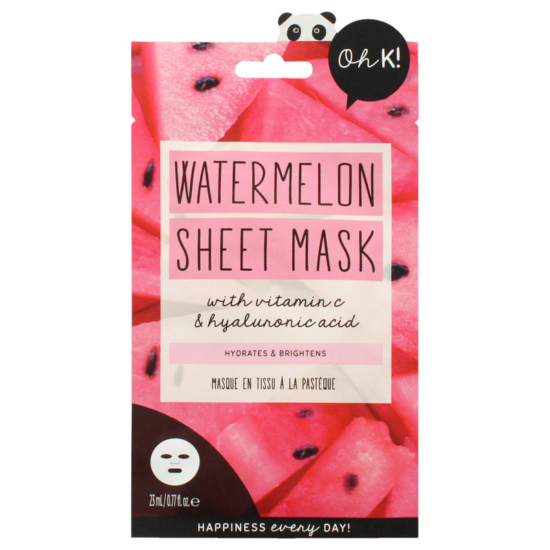 Sheet Mask - Watermelon by Oh K! for Unisex - 1 Pc Mask