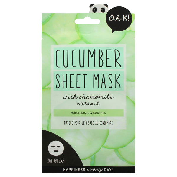 Sheet Mask - Cucumber by Oh K! for Unisex - 1 Pc Mask