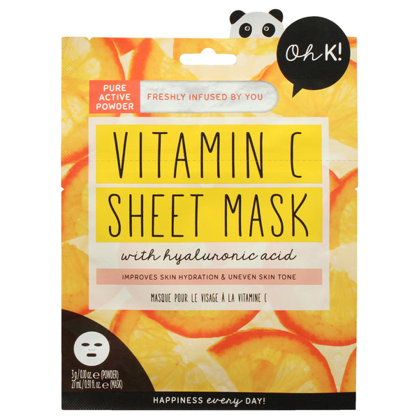 Sheet Mask - Vitamin C by Oh K! for Unisex - 1 Pc Mask