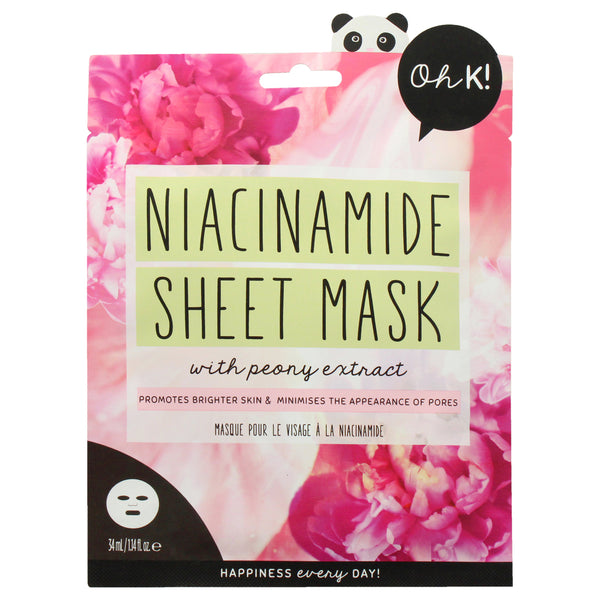 Sheet Mask - Niacinamide by Oh K! for Unisex - 1 Pc Mask