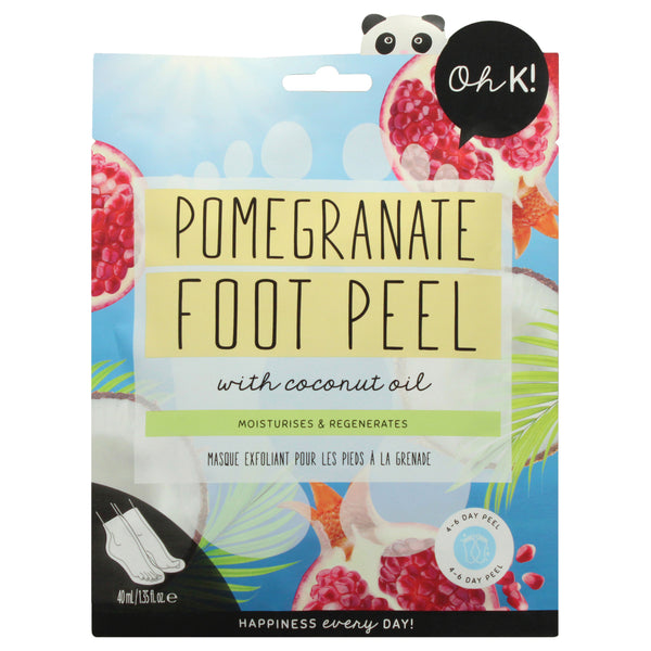 Foot Peel Mask - Pomegranate by Oh K! for Unisex - 1 Pair Mask