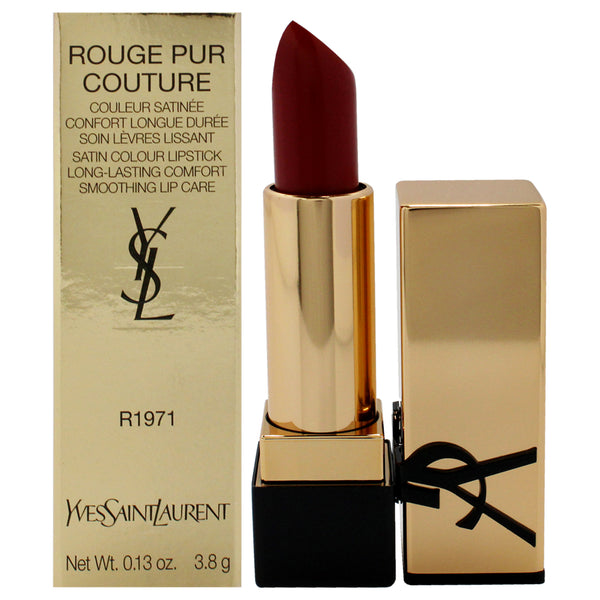 Rouge Pur Couture Satin Lipstick - R1971 Rouge Provocation by Yves Saint Laurent for Women - 0.13 oz Lipstick