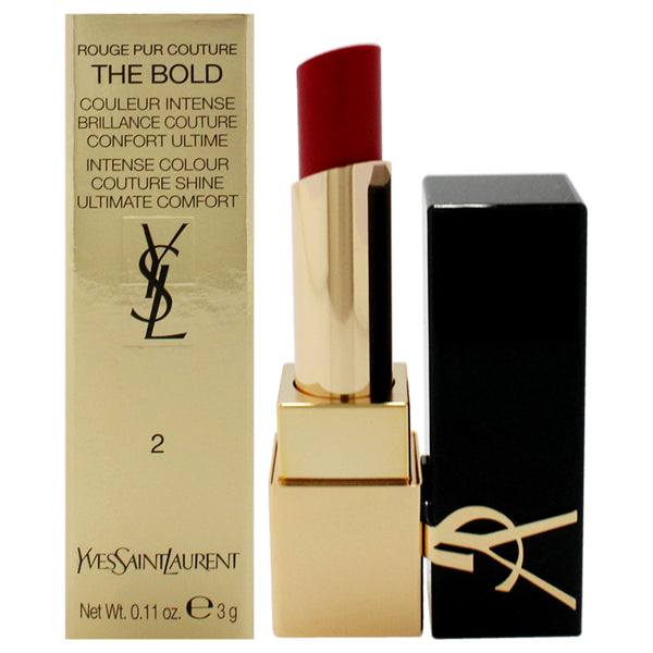 Rouge Pur Couture The Bold Lipstick - 02 Wilful Red by Yves Saint Laurent for Women - 0.11 oz Lipstick