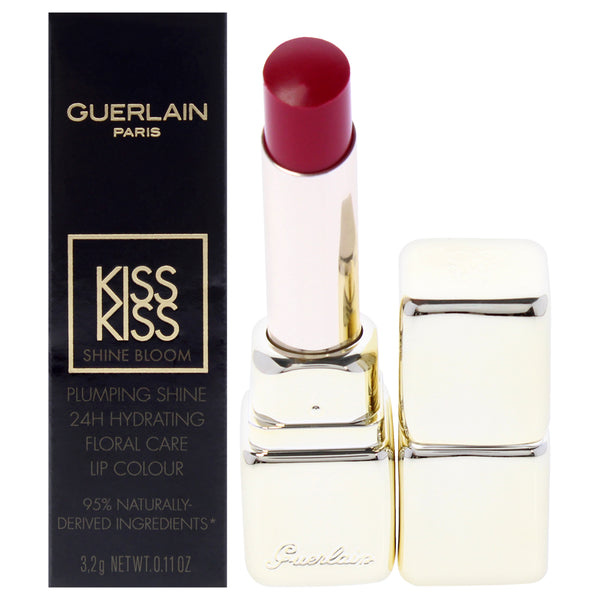 Guerlain Kiss Kiss Shine Bloom Lipstick - 409 Fuchsia Flush by Guerlain for Women - 0.11 oz Lipstick