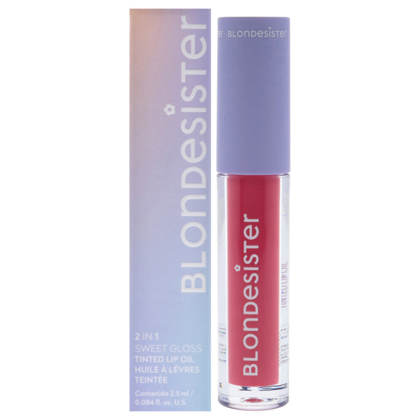 Blondesister 2 in 1 Sweet Gloss Tinted Lip Oil - 03 Cherry Pie by Blondesister for Women - 0.084 oz Lip Oil
