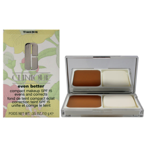 Clinique Even Better Compact Makeup SPF 15 - 18 Sand (M-N) by Clinique for Women - 0.35 oz Makeup