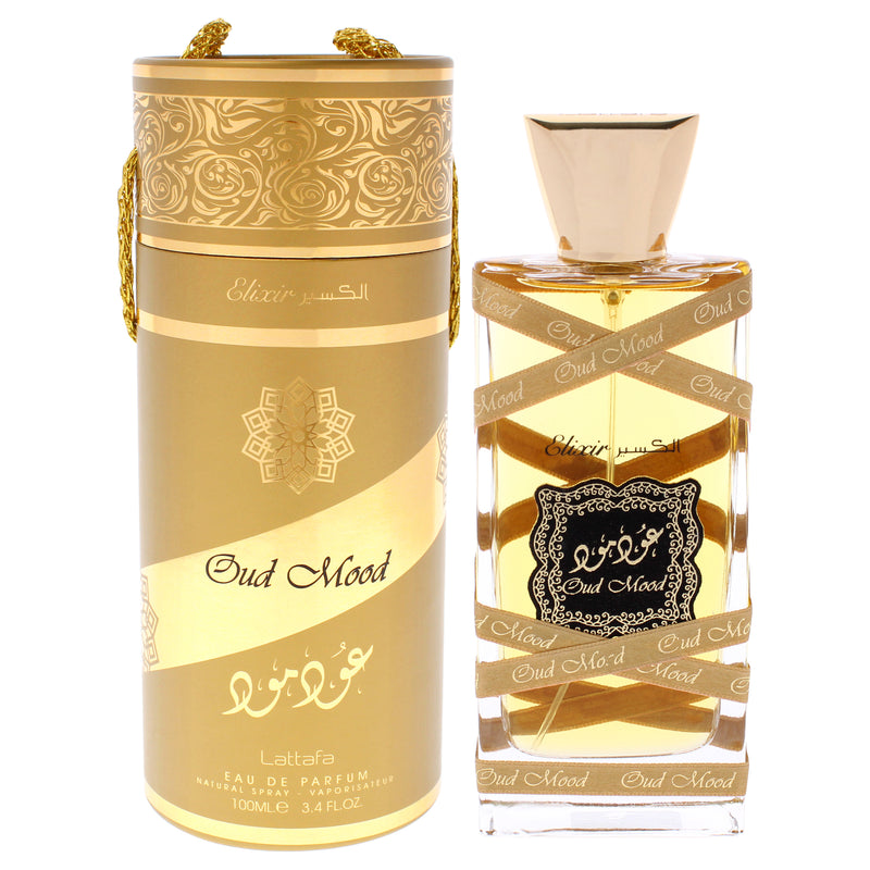 Lattafa Oud Mood Elixir by Lattafa for Women - 3.4 oz EDP Spray