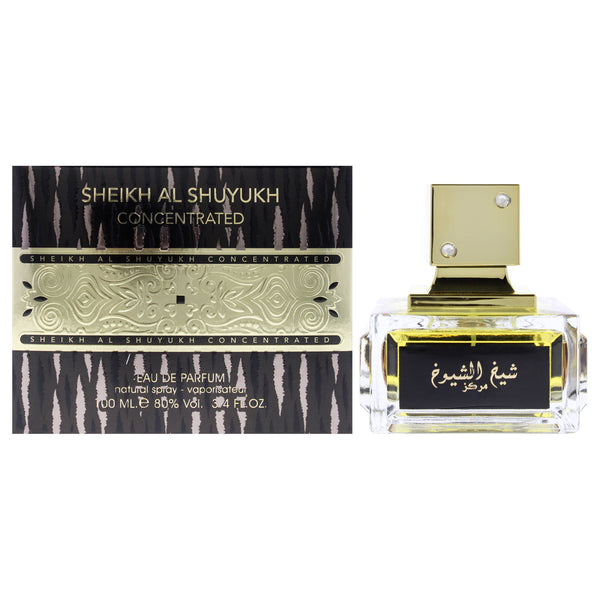 Lattafa Sheikh Al Shuyukh Concentrated by Lattafa for Unisex - 3.4 oz EDP Spray