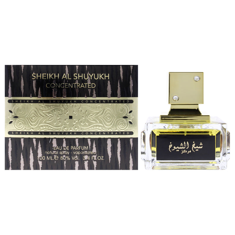 Lattafa Sheikh Al Shuyukh Concentrated by Lattafa for Unisex - 3.4 oz EDP Spray