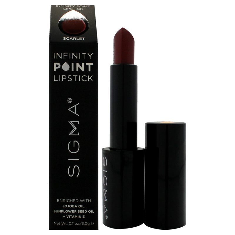 SIGMA Infinity Point Lipstick - Scarlet by SIGMA for Women - 0.11 oz Lipstick