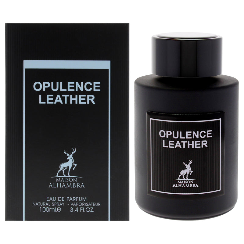 Maison Alhambra Opulence Leather by Maison Alhambra for Men - 3.4 oz EDP Spray