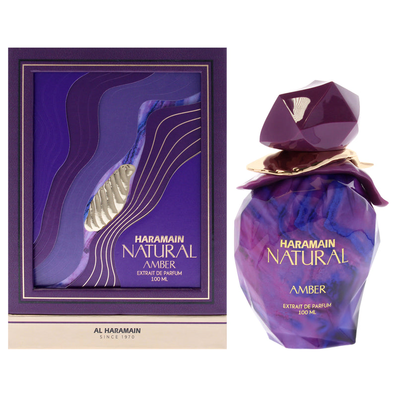 Al Haramain Natural - Amber by Al Haramain for Unisex - 3.33 oz Extrait De Parfum Spray