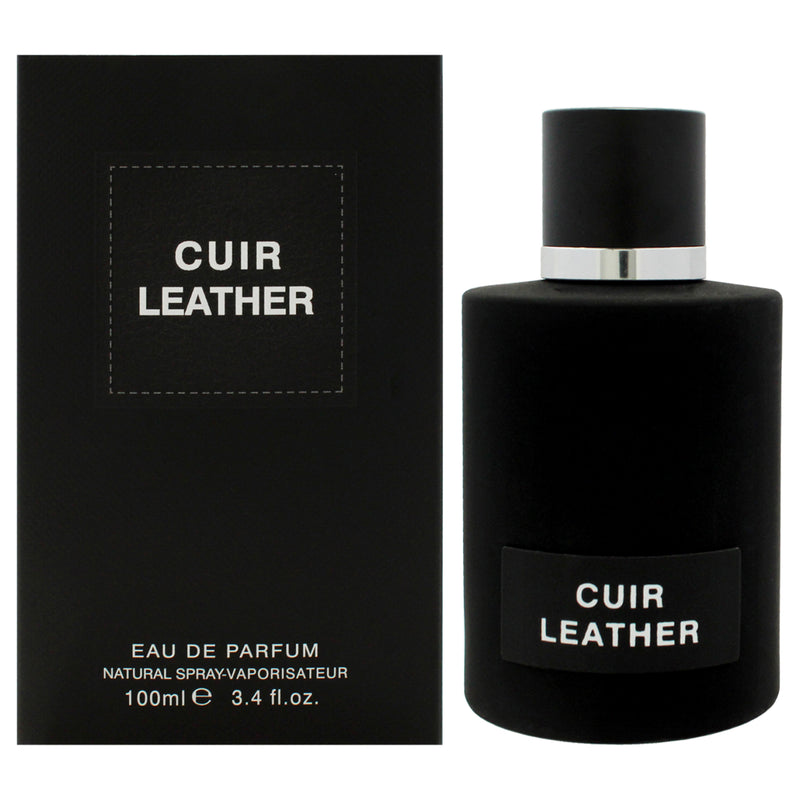 Fragrance World Cuir Leather by Fragrance World for Men - 3.4 oz EDP Spray