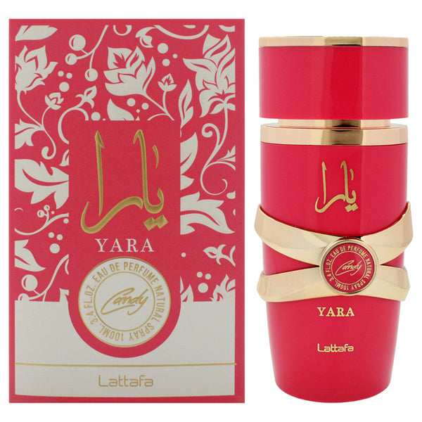 Lattafa Yara Candy by Lattafa for Women - 3.4 oz EDP Spray