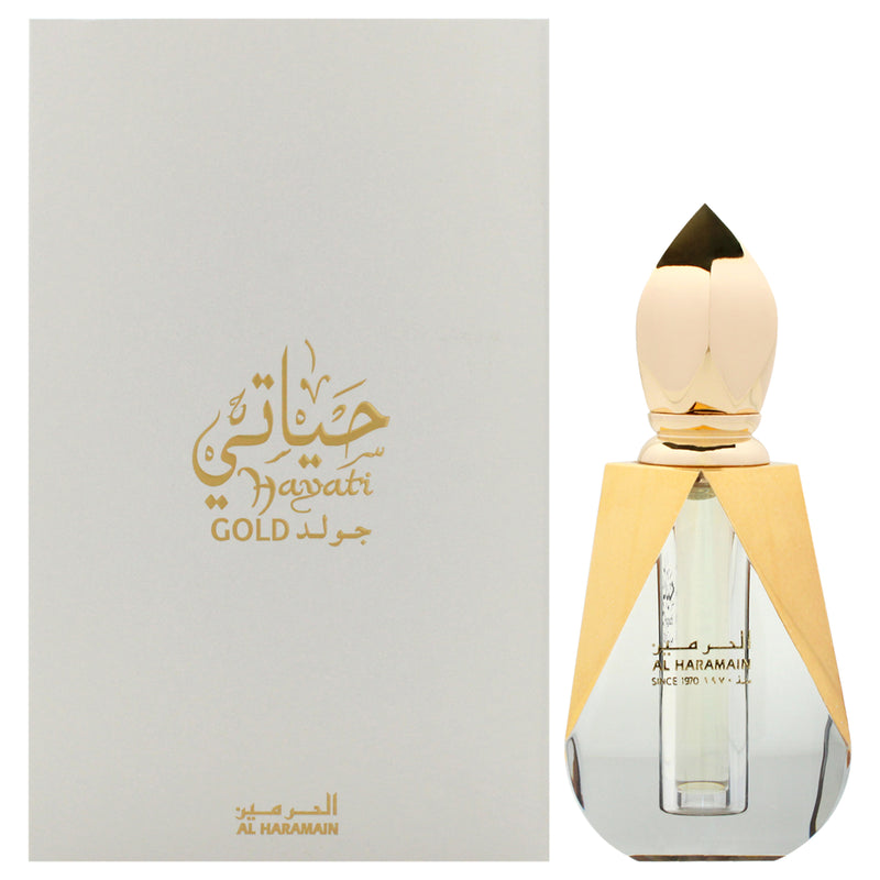 Al Haramain Hayati Gold by Al Haramain for Unisex - 0.4 oz Concentrated Perfume Oil