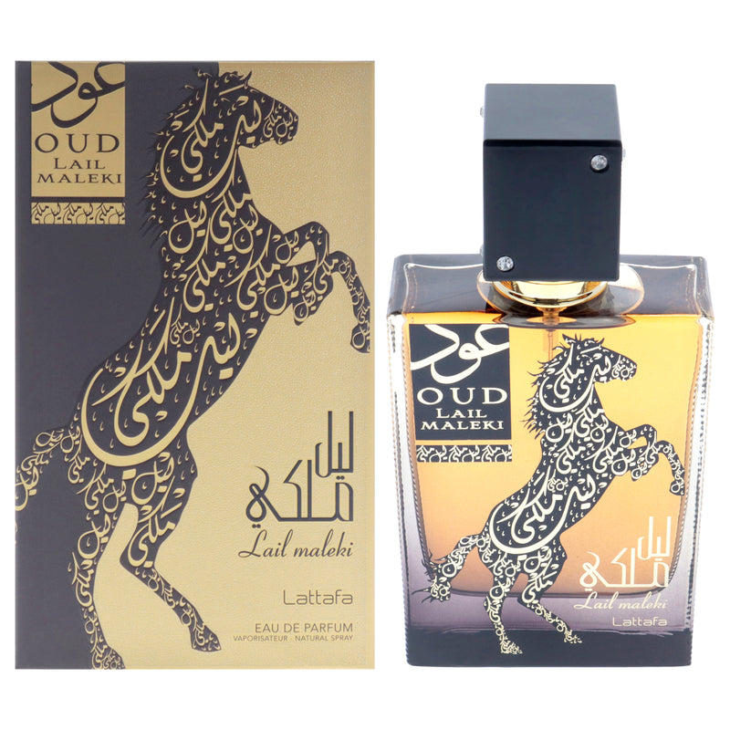 Lattafa Oud Lail Maleki by Lattafa for Unisex - 3.4 oz EDP Spray