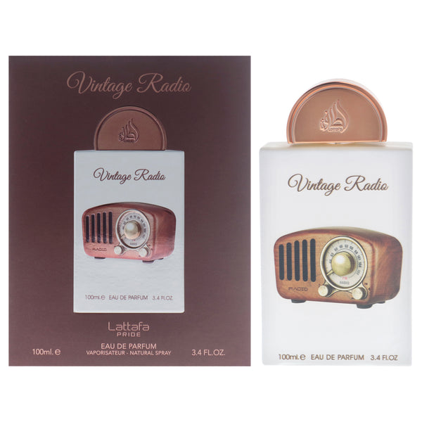 Lattafa Vintage Radio by Lattafa for Unisex - 3.4 oz EDP Spray