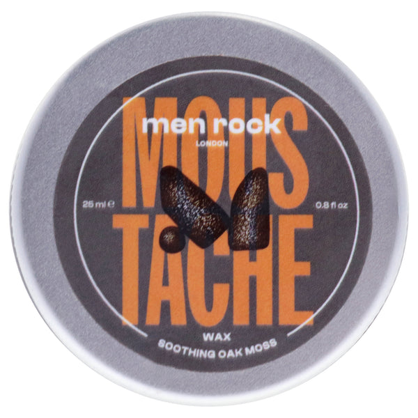 Men Rock Moustache Soothing Wax - Oak Moss by Men Rock for Men - 0.8 oz Wax