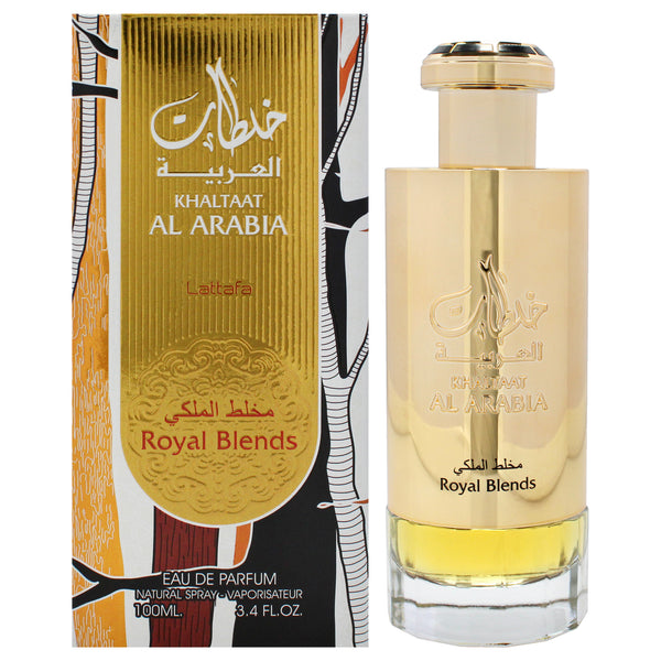 Lattafa Khaltaat Al Arabia Royal Blends Gold by Lattafa for Unisex - 3.4 oz EDP Spray