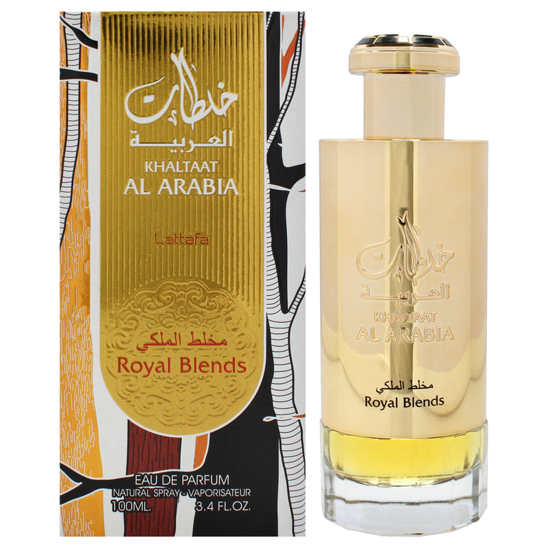 Lattafa Khaltaat Al Arabia Royal Blends Gold by Lattafa for Unisex - 3.4 oz EDP Spray