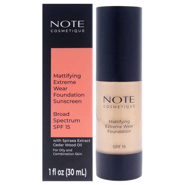Note Cosmetique Mattifying Extreme Wear Foundation SPF 15 - 03 Medium Beige by Note Cosmetique for Women - 1 oz Foundation