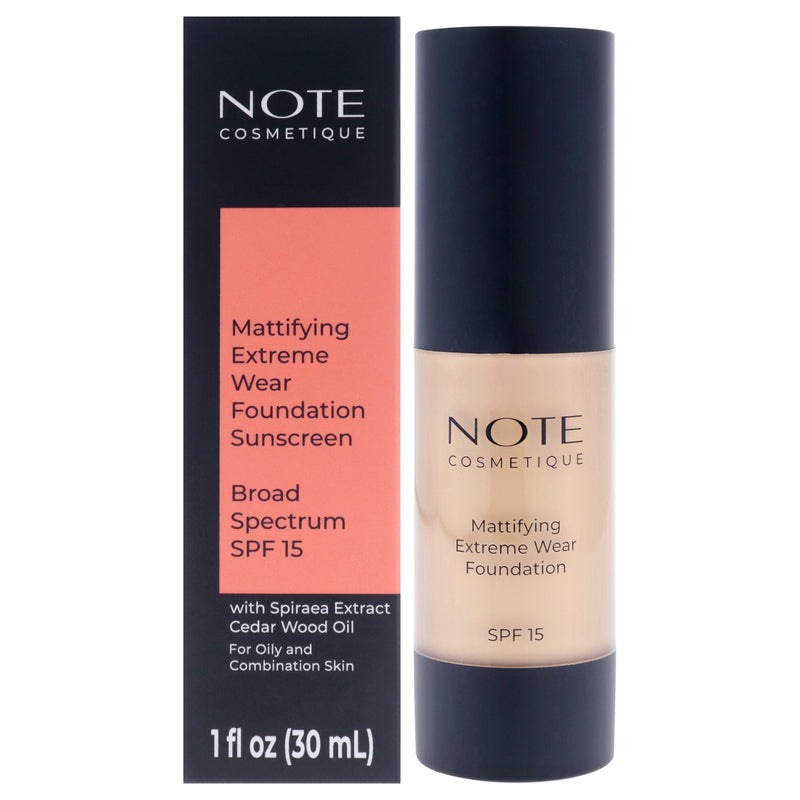 Note Cosmetique Mattifying Extreme Wear Foundation SPF 15 - 03 Medium Beige by Note Cosmetique for Women - 1 oz Foundation