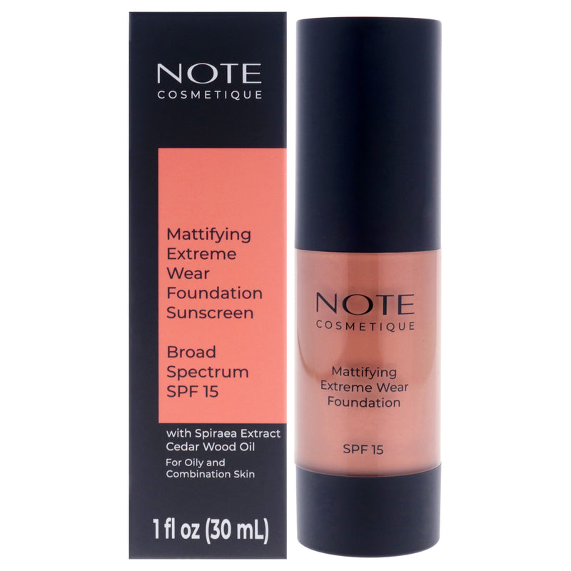 Note Cosmetique Mattifying Extreme Wear Foundation SPF 15 - 108 Terra by Note Cosmetique for Women - 1 oz Foundation