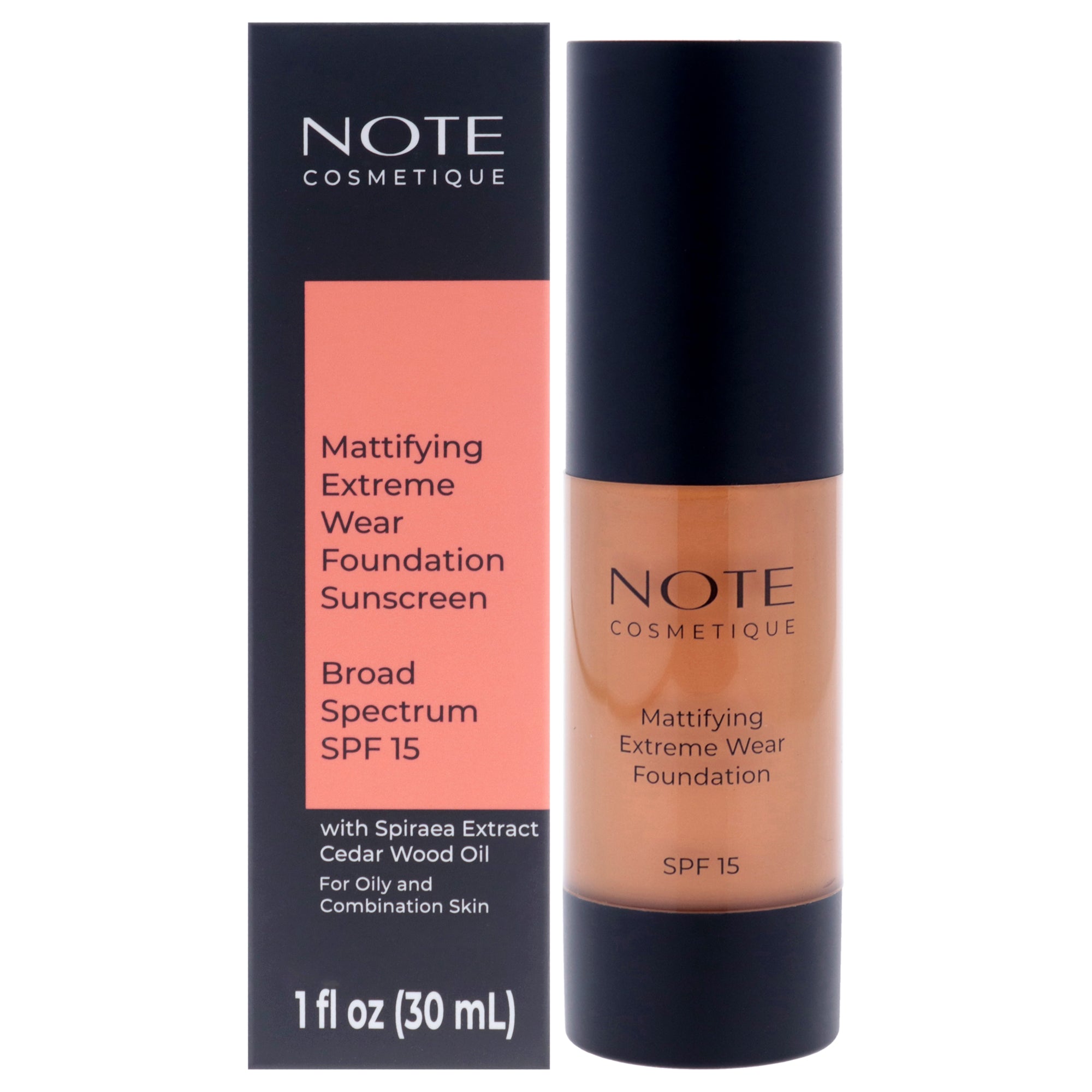 Note Cosmetique Mattifying Extreme Wear Foundation SPF 15 - 113 Honey ...