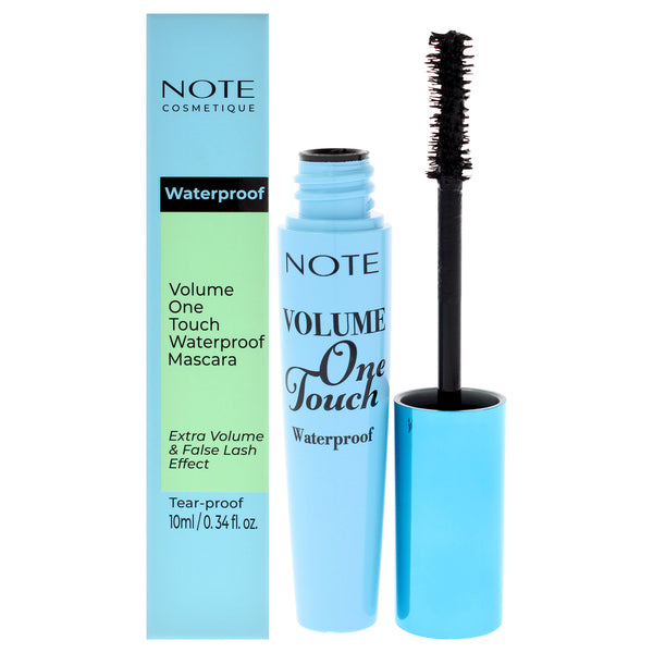 Note Cosmetique Volume One Touch Waterproof Mascara - 01 Black by Note Cosmetique for Women - 0.34 oz Mascara