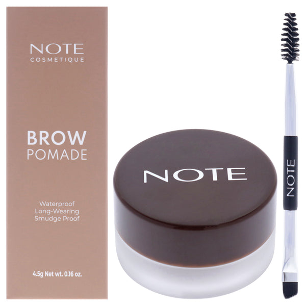 Note Cosmetique Brow Pomade - 02 Mid Brown by Note Cosmetique for Women - 0.16 oz Pomade