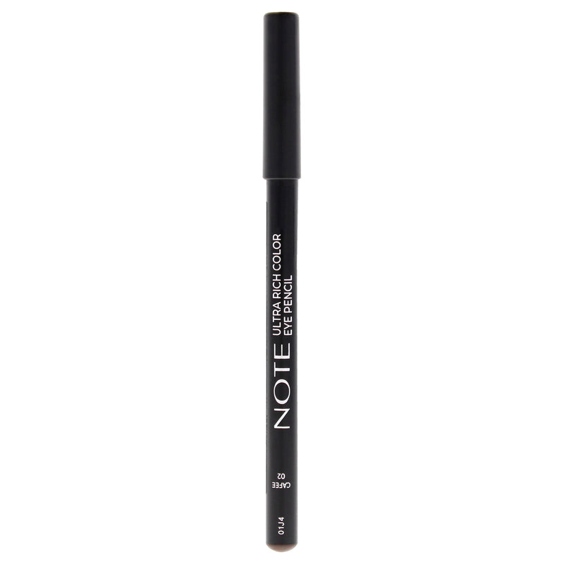 Note Cosmetique Ultra Rich Color Eye Pencil - 02 Cafee by Note Cosmetique for Women - 0.04 oz Eye Pencil