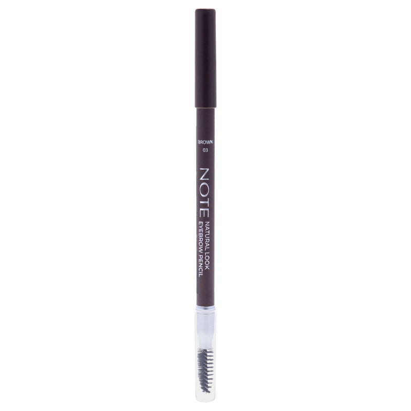 Note Cosmetique Natural Look Eyebrow Pencil - 03 Brown by Note Cosmetique for Women - 0.038 oz Eyebrow Pencil