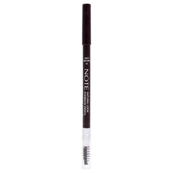 Note Cosmetique Natural Look Eyebrow Pencil - 05 Grey Brown by Note Cosmetique for Women - 0.038 oz Eyebrow Pencil