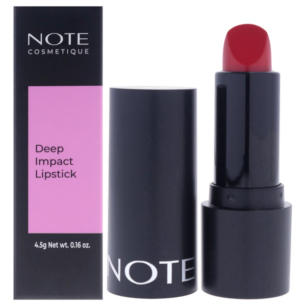 Note Cosmetique Deep Impact Lipstick - 13 Impressive Red by Note Cosmetique for Women - 0.16 oz Lipstick