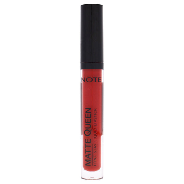 Note Cosmetique Matte Queen Liquid Lipstick - 15 Majestic Red by Note Cosmetique for Women - 0.14 oz Lipstick