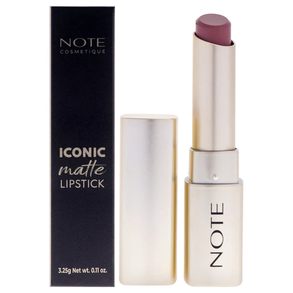 Note Cosmetique Iconic Matte Lipstick - 104 Ruler by Note Cosmetique for Women - 0.11 oz Lipstick