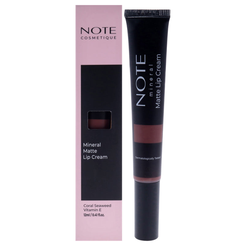 Note Cosmetique Mineral Matte Lip Cream - 08 Mocha Dream by Note Cosmetique for Women - 0.41 oz Lipstick