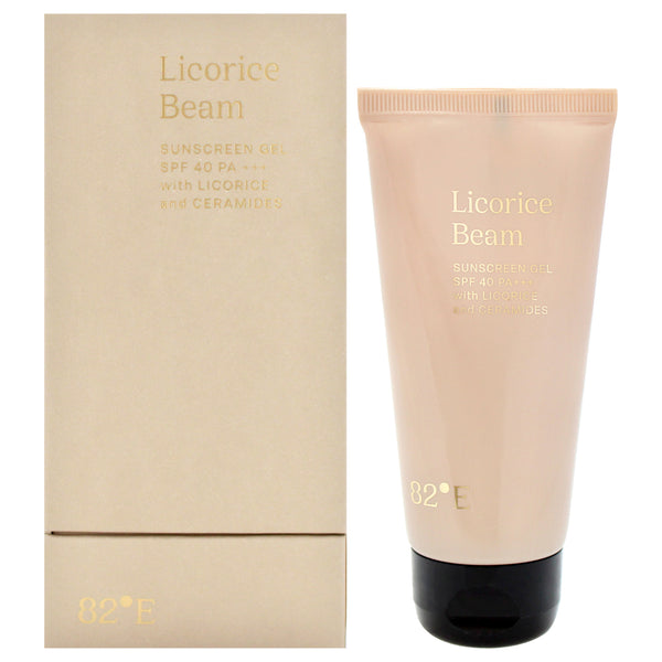 82East By Deepika Padukone Licorice Beam Sunscreen Gel SPF 40 PA Plus by 82East By Deepika Padukone for Women - 1.4 oz Sunscreen