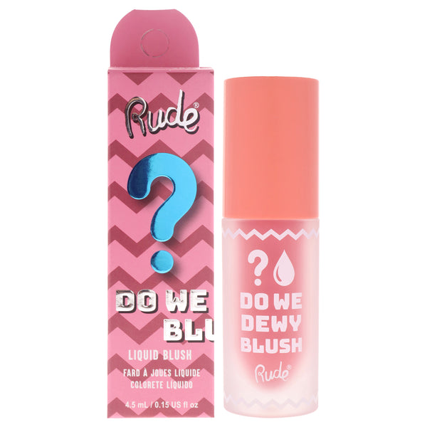 Rude Cosmetics Do We Dewy Liquid Blush - Sandy Pink by Rude Cosmetics for Women - 0.15 oz Blush