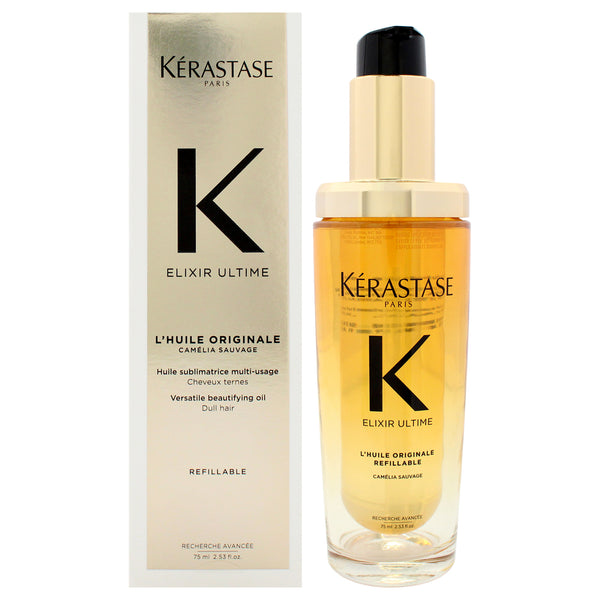 Kerastase Elixir K Ultime Versatile Beautifying Oil by Kerastase for Women - 2.53 oz Oil (Refillable)