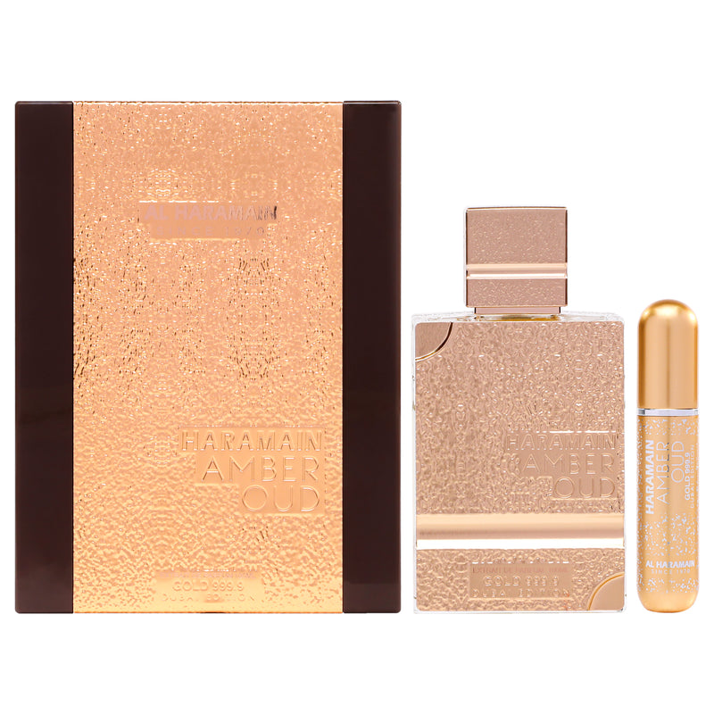 Al Haramain Amber Oud Gold 999.9 - Dubai Edition by Al Haramain for Women - 3.33 oz Extrait De Parfum Spray