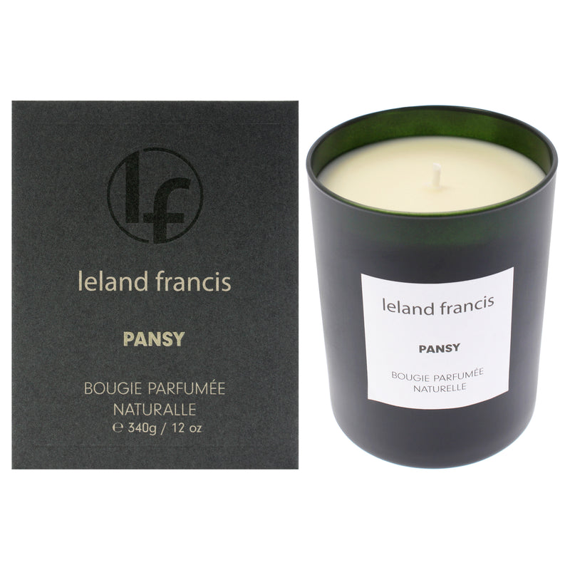 Scented Candle - Pansy by Leland Francis for Unisex - 12 oz Candle
