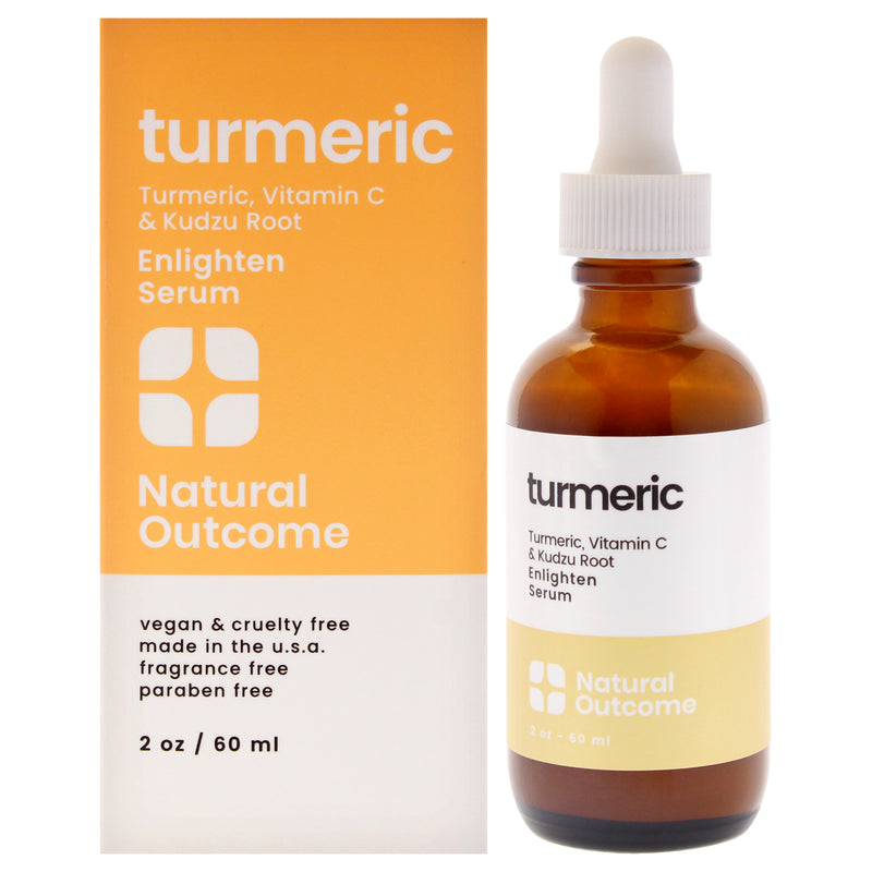Natural Outcome Turmeric Enlighten Serum by Natural Outcome for Women - 2 oz Serum